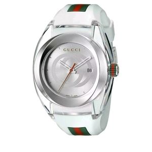 Gucci SYNC XXL 42MM Men's White Stainless Steel Watch
